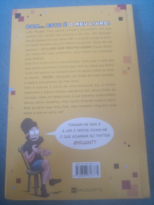 Livro "Wuant: O início" em ótimo estado