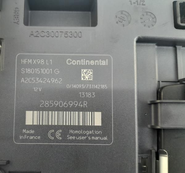 Leitor de chave de ignição RENAULT Clio IV (BH_)