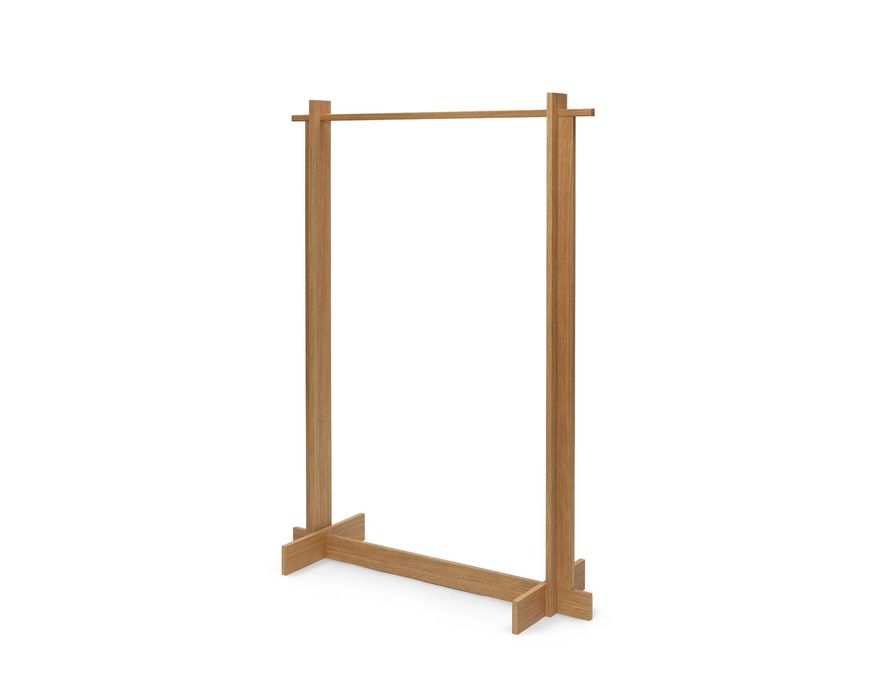 Stojak na ubrania BRIDGE CLOTHES RACK fornir dębowy