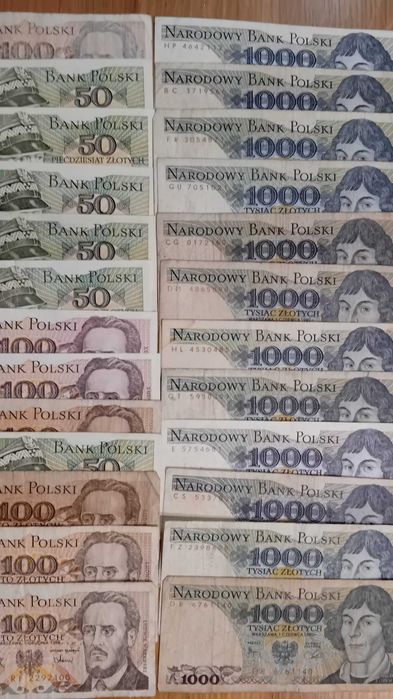Sprzedam banknoty  z Polski