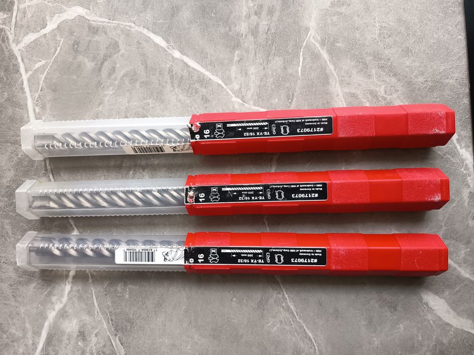 Wiertła udarowe Hilti 3 sztuki