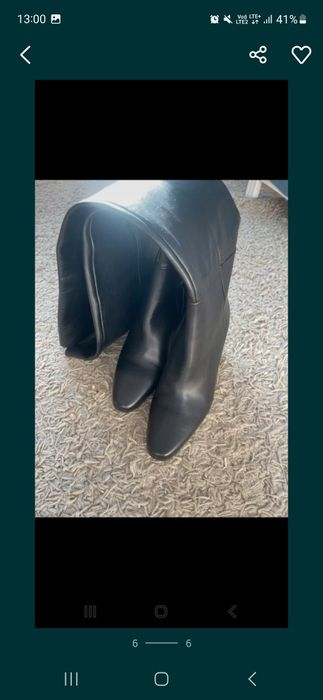 Kozakinza kolano Zara 39 skóra naturalna