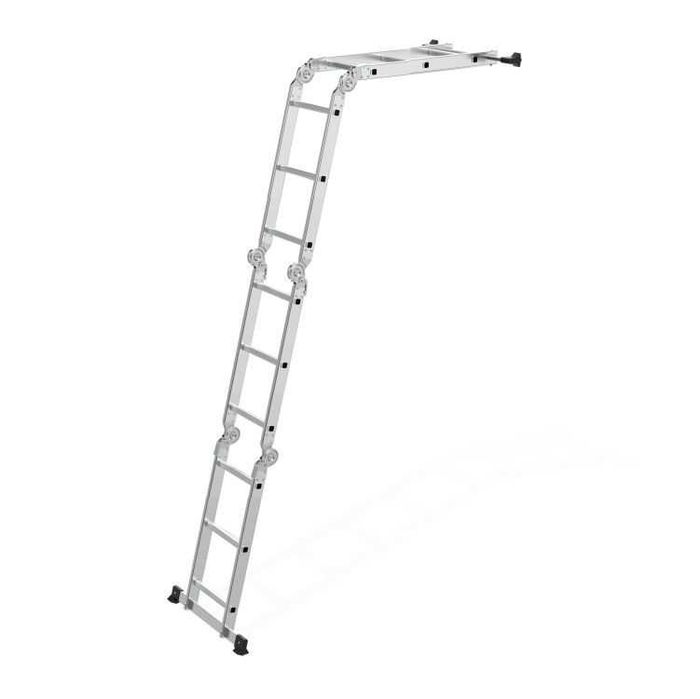 DRABINA PRZEGUBOWA Profesjonalna aluminiowa 4x3 - Wielofunkcyjna 7w1