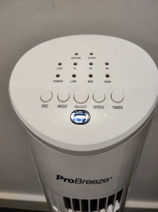 ProBreeze - Ventilador de Torre Oscilante de 30" - Branco *como NOVOS*