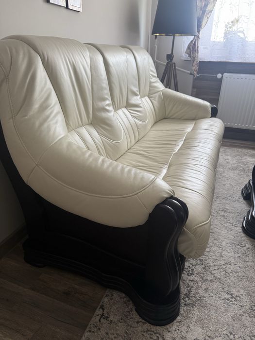 Komplet wypoczynkowy ze skóry