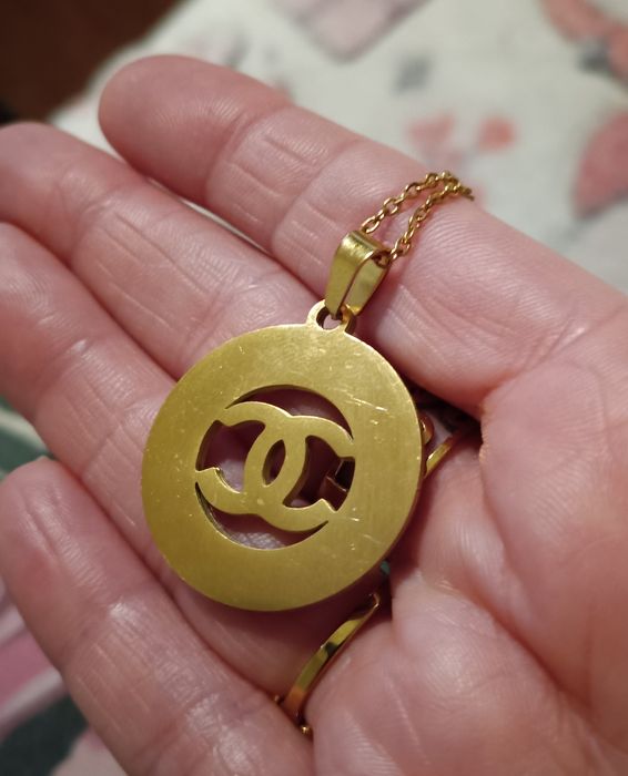 Naszyjnik CC stal szlachetna