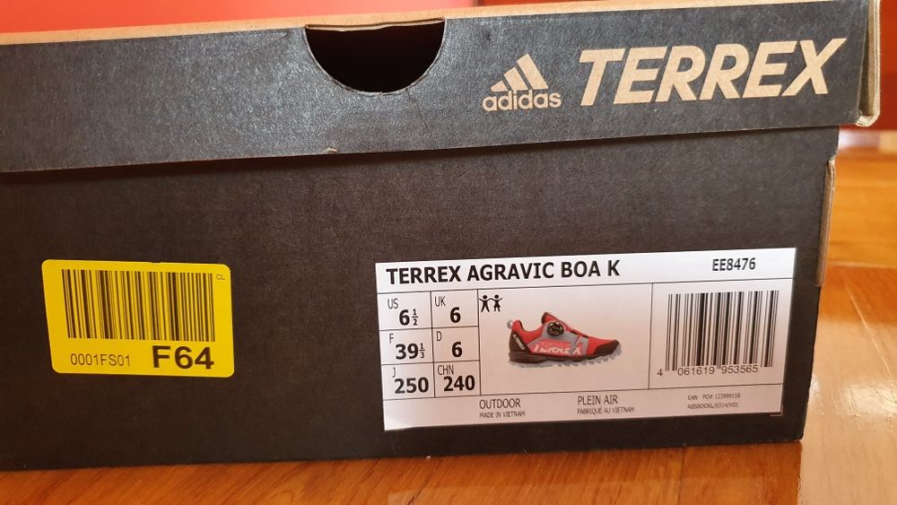 Buty adidas terrex agravic boa k różowe niebieskie outdoor