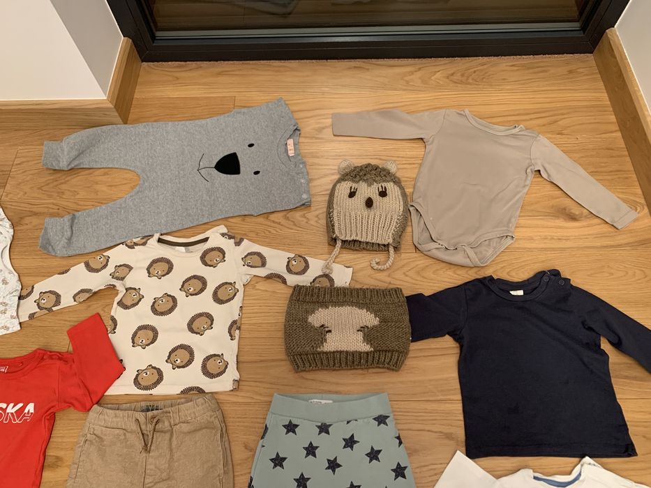 Paka Paczka Ubrań Ubranek dla Chłopca 9-12m (80)