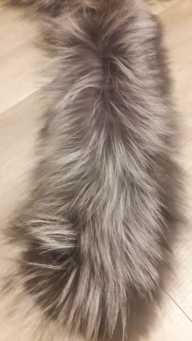 Натуральный МЕХ Воротник ЧЕРНОБУРКА