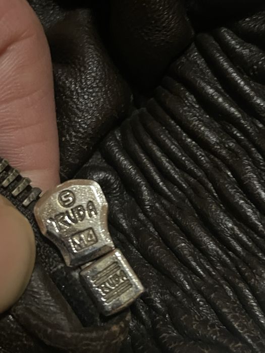 Кожаная куртка L Бомбер Пилот Винтаж Италия