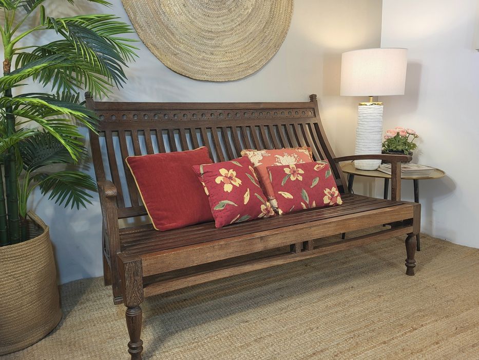 cadeirao, poltrona, canape, sofa, talha, indiano, rustico