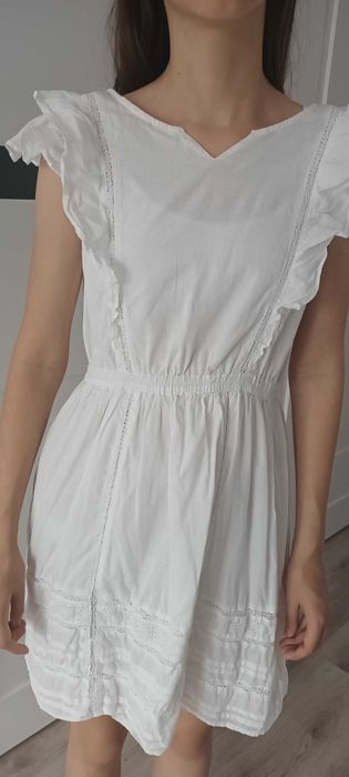 Biała sukienka H&m rozm. 146-152