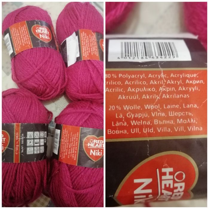 Lãs pretas e cores .1,20 cada
