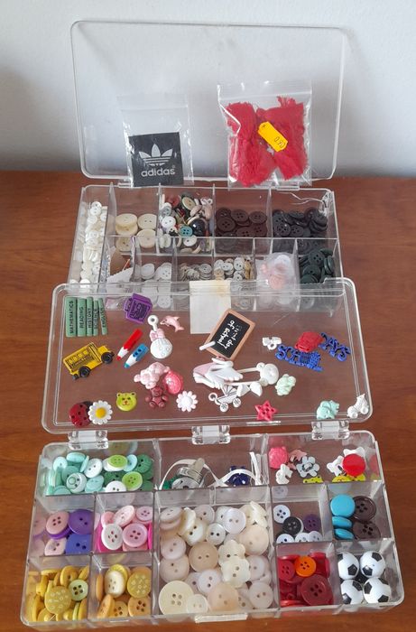 Botões alta costura e aplicações