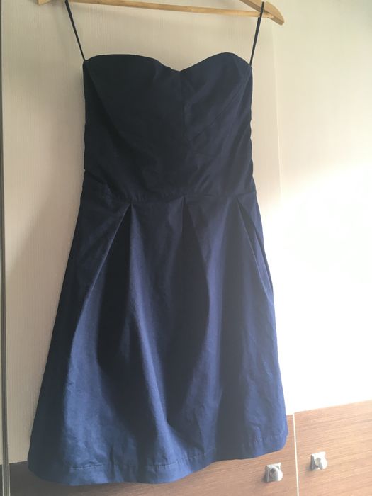 Vestido cai-cai azul
