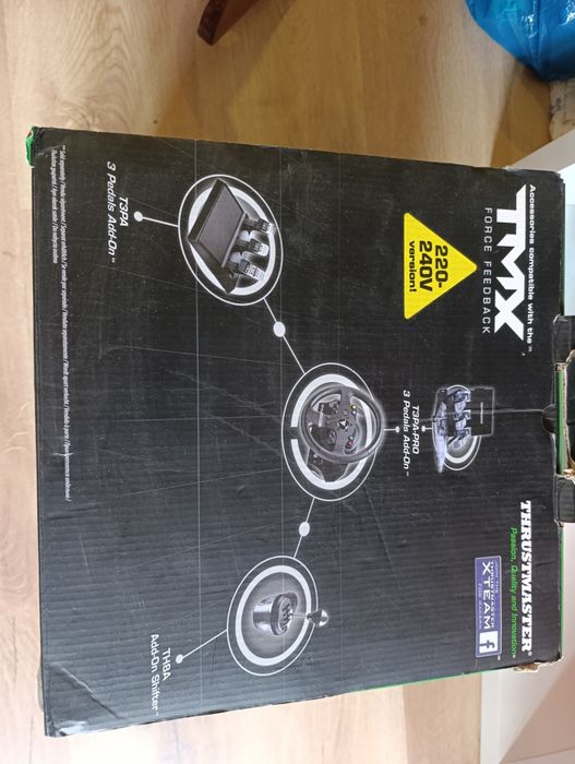 Volante da marca thrustmaster TMX feedback Racing wheel +pedais
