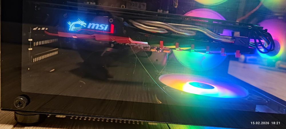 Komputer gamingowy XEON 8/16 • 32GB RAM • 8GB GPU • OBUDOWA RGB +Win11