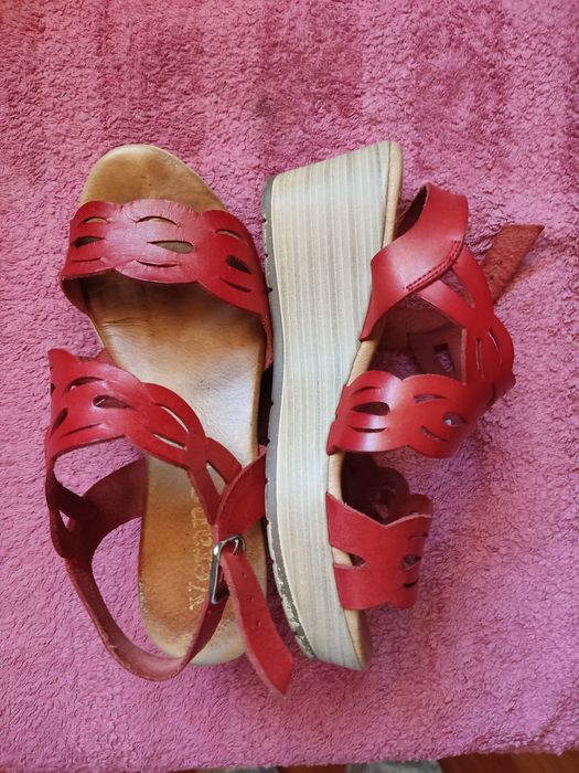 Sandały Verano czerwone