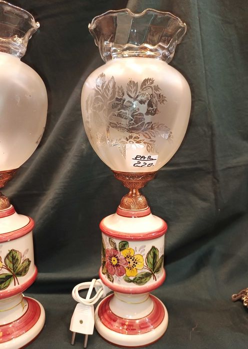 2 Pares Candeeiros Mesa