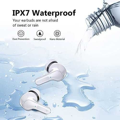 Bluetooth 5.0 Wireless In-Ear Headphones, IP7, USB-C, Charging Case64283965963907123