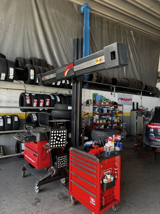 Maquina de alinhar direçao