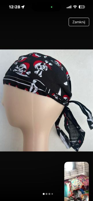 Chusta czapka pirstka
