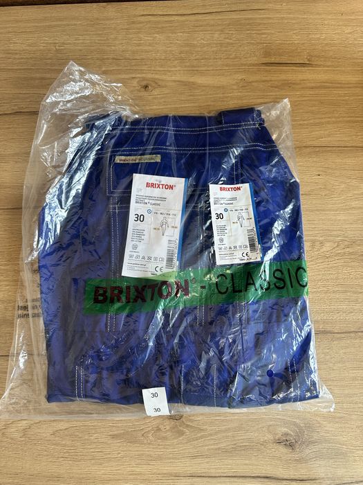 BRIXTON CLASSIC Spodnie Ogrodniczki Robocze NOWE r. 30