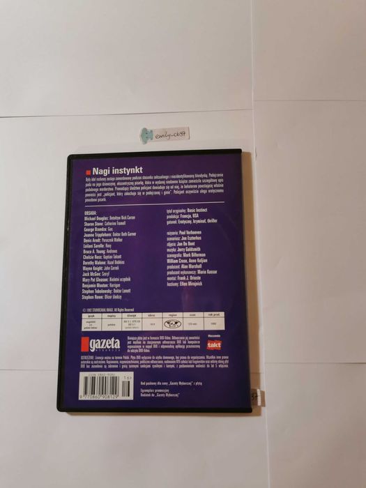 Płyta DVD "Nagi instynkt"