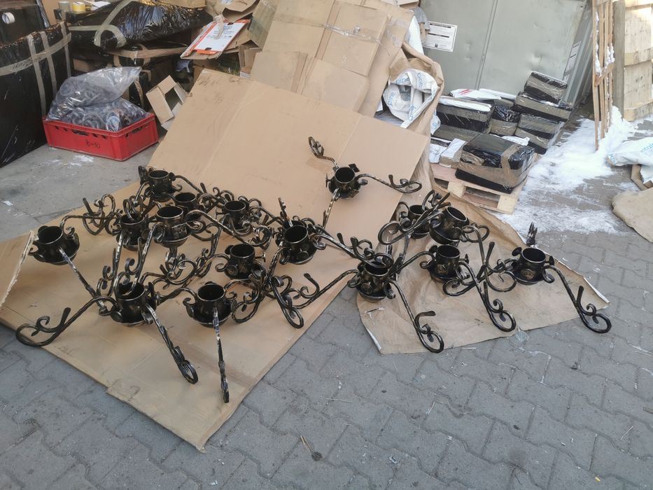 Elementy kute bramy ogrodzenia