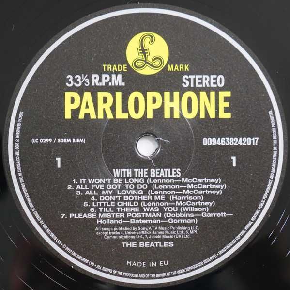 Winyl The Beatles – With The Beatles Remaster 2012 180g Nowy!