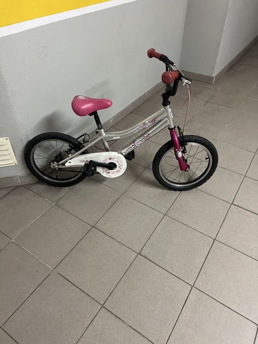 Bicicleta berg charm 16 rosa usada