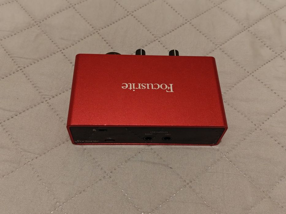 Interface Focusrite Scarlett Solo gen 3