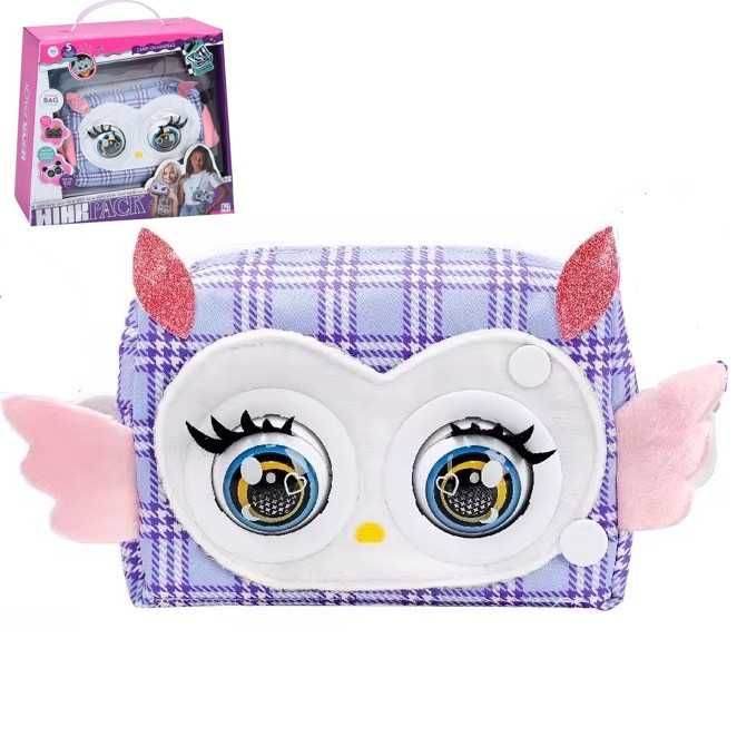 Інтерактивна сумочка кліпає, звуки, музика, реагує на дотик