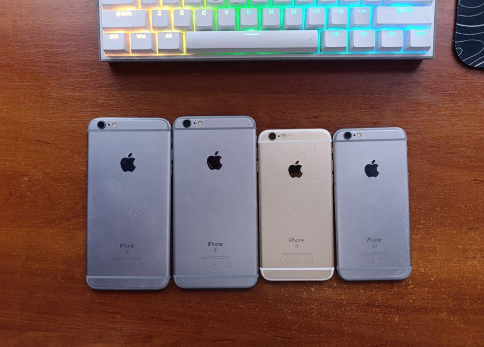 Лот Айфонів 6s plus+ 6s Вмикаються БЕЗ iCloud, На запчастини або під відновлення iPhone