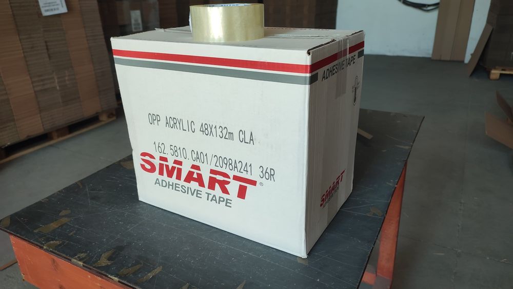 Taśma Pakowa SMART 48/132m AKRYL PRZEZROCZYSTA Karton 36 szt.