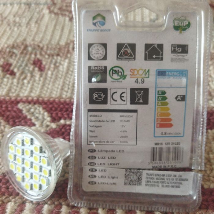 Lâmpada led Á+ MR16