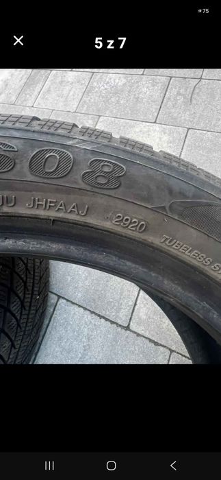 Opony zimowe 17r w dobry stanie
