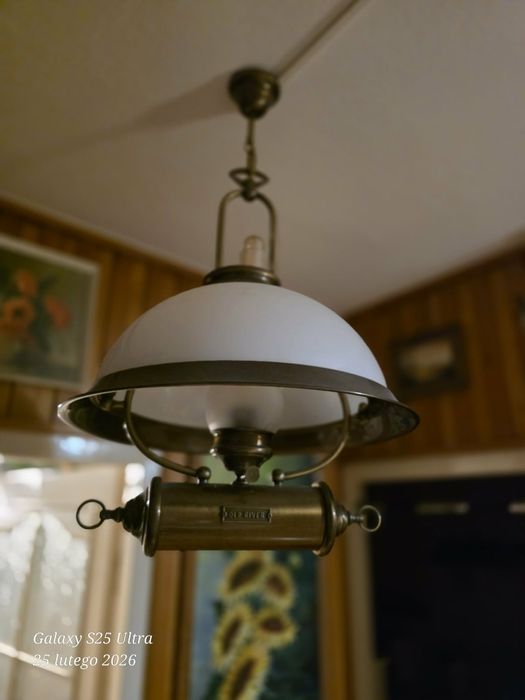 Lampa wisząca elektryczna w stylu retro