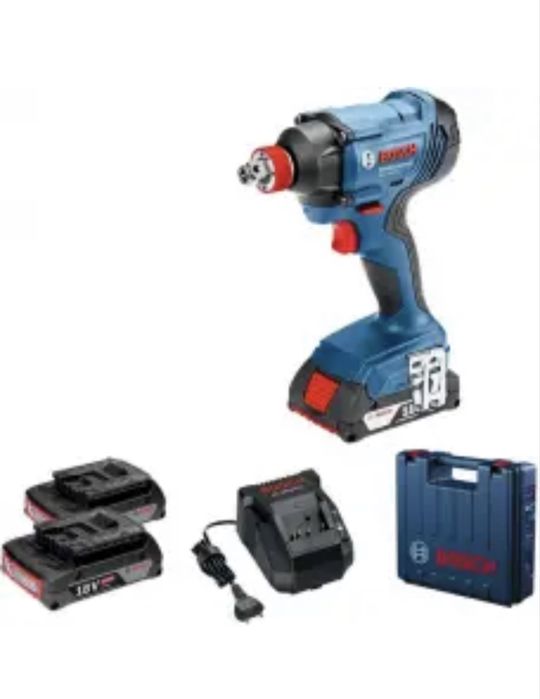 Акумуляторний гайковерт ударний Bosch GDX 180-LI Professional з АКБ та ЗУ