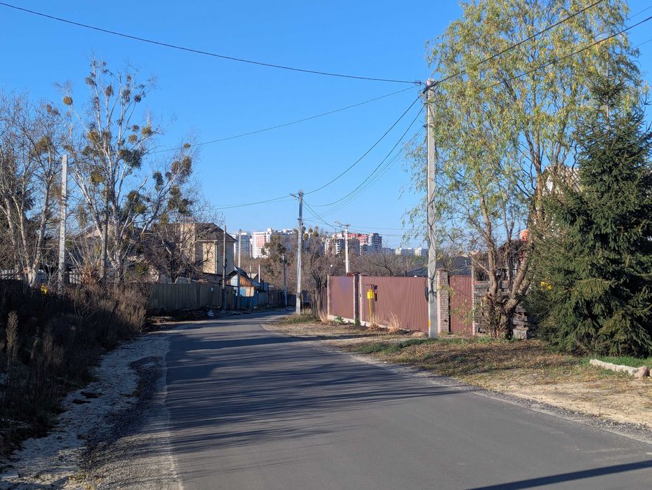 Ділянка в Ірпені під будівництво. Газ, міські комунікаціЇ