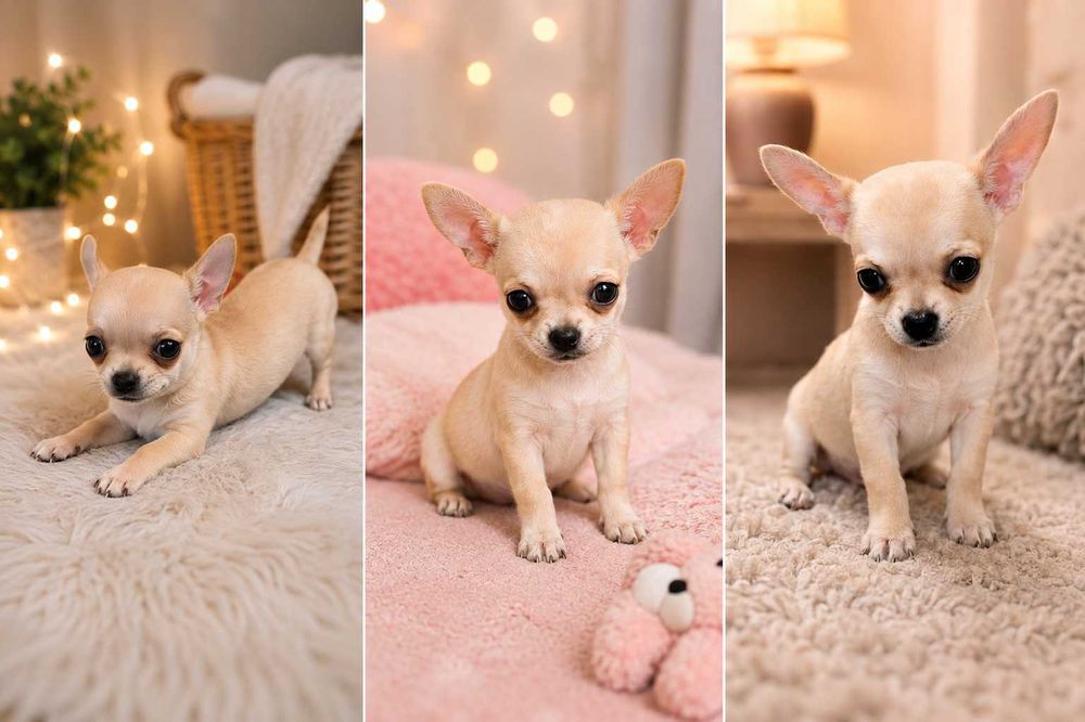 Menino chihuahua miniatura