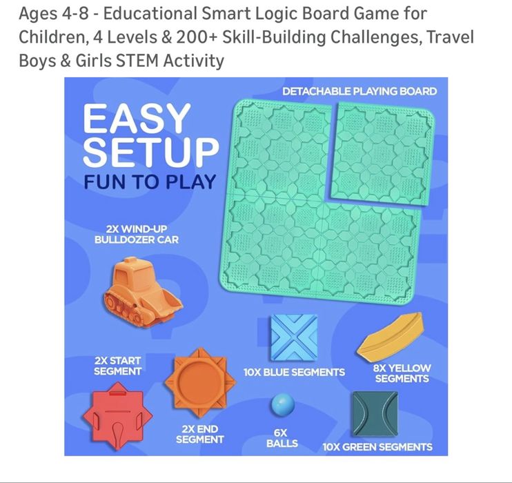 Супер класна. Гра-головоломка 4+. Логіка. Настільна гра. Амазон.