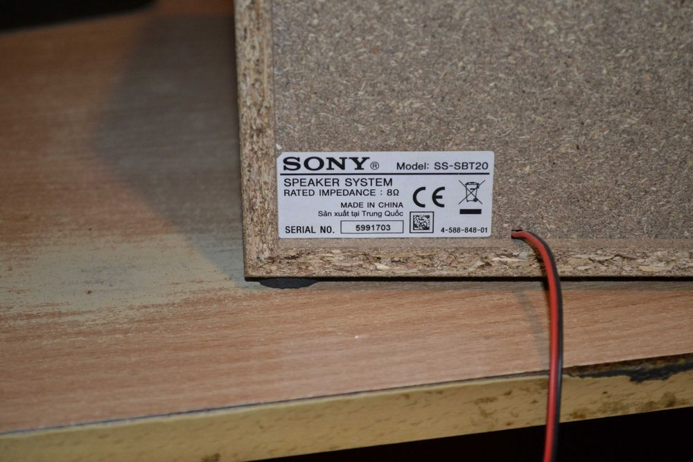 wieża Panasonic SA-PM250_ BT, głośniki Sony