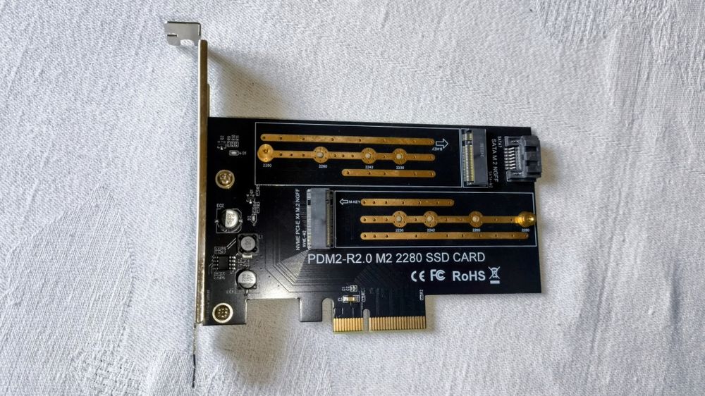 Adapter m.2 nvme sata pcie.