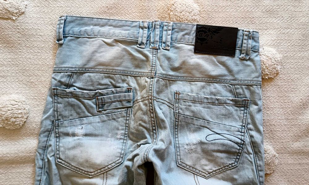Popper's jeansowe spodenki męskie bermudy rozm. 30 pas 80cm