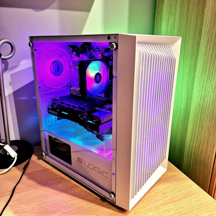 Komputer RX6600XT/rtx3060ti/r5 5500/16gb ram/ARGB/Gamingowy Okazja w10