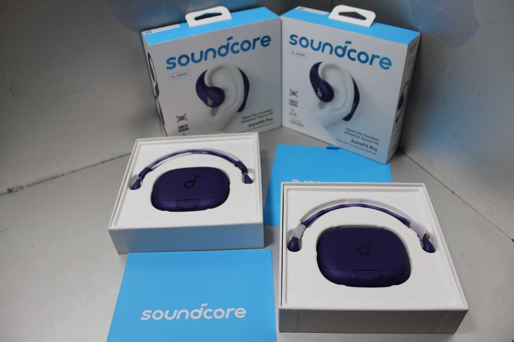 Навушники TWS Anker Soundcore AeroFit Pro Purple