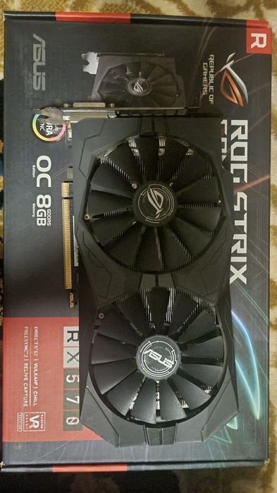 Asus rx570 8gb(пломба)
