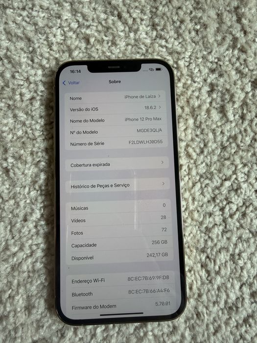 Iphone 12 pro max 256GB