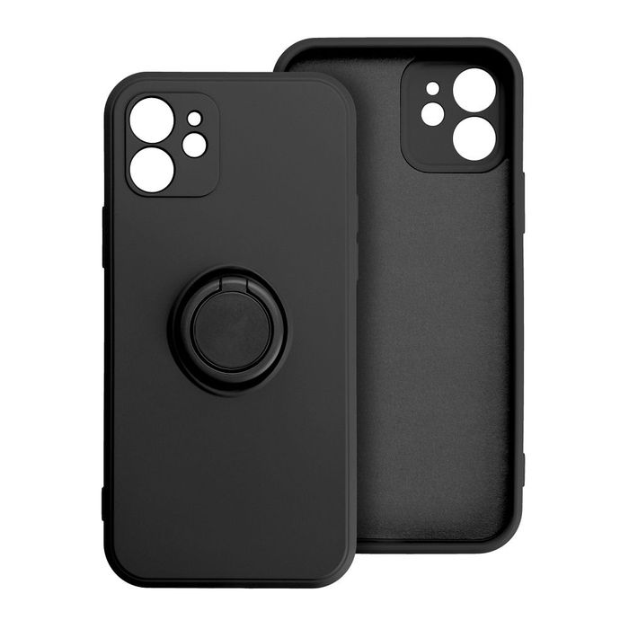 Futerał Silicone Ring Do Iphone 16 Pro Czarny
